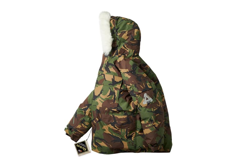 Palace Winter 2022 Week 7 Drop GORE-TEX Camouflage Jacket PERTEX Outerwear Collection Store Shop Online Release Information