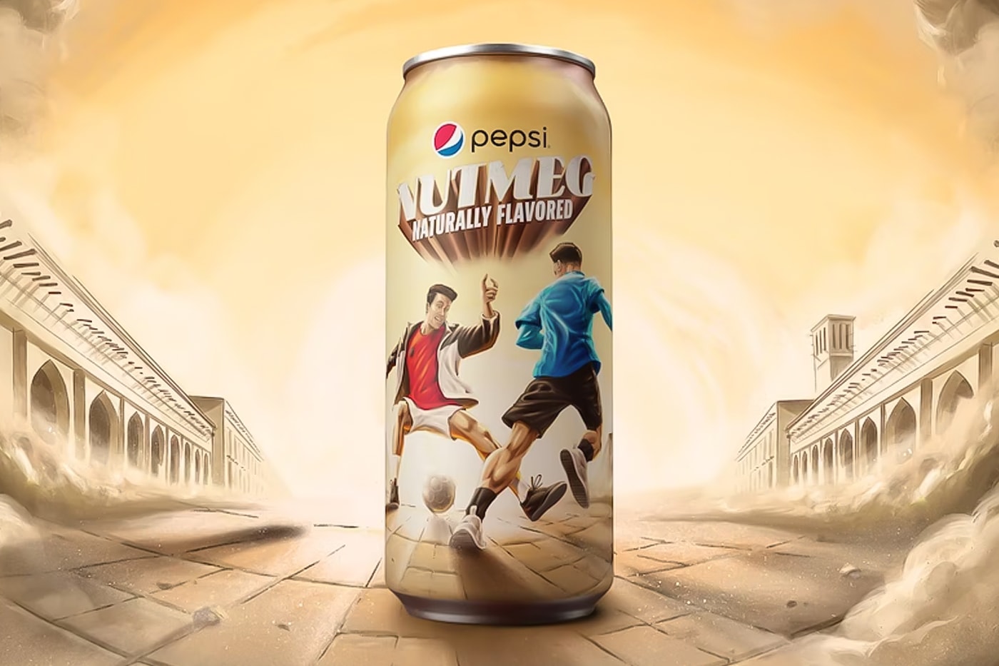 pepsi nutmeg flavor messi pogba ronaldinho morocco qatar wold cup 2022 release info date price