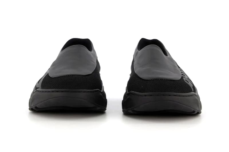 PHILÉO 018C FUTURMOC Black Twisted Hospital Shoe Vegatex Sustainability Futuristic Footwear Emerging Designer 