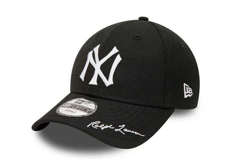 Ralph Lauren New York yankees New Era Black white MLB 49FORTY Pony release info date price