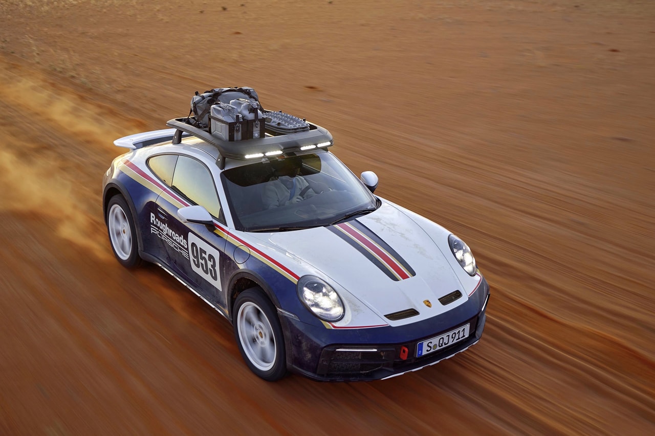 Porsche 911 Dakar Official Reveal First Look Rally Car Sportscar Los Angeles Auto Show Paris-Dakar 