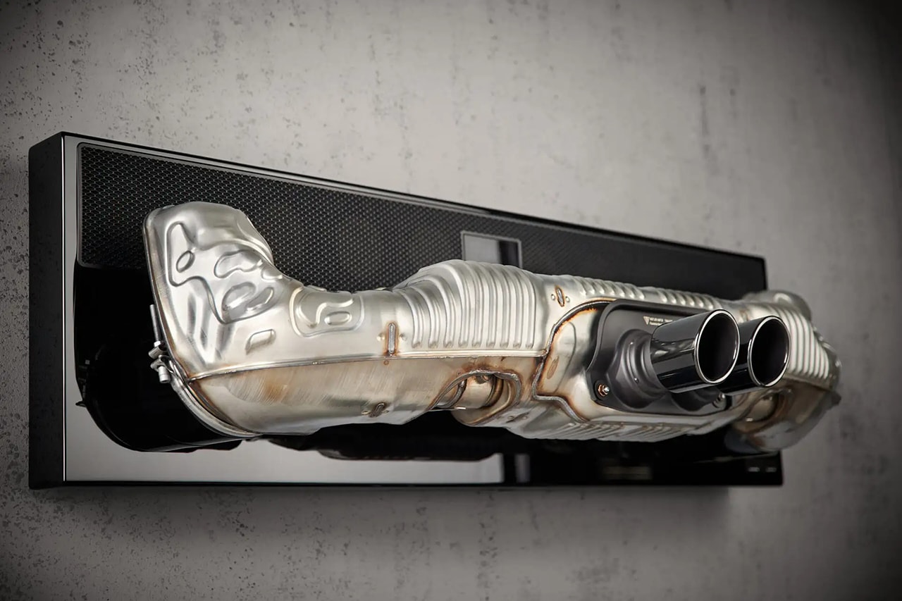 Porsche 911 GT3 911 Soundbar 2.0 Pro Design Speaker Exhaust System Subwoofer Home Tech Apple Airplay 