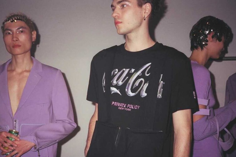 Coca-Cola® Gets a Style Revamp From Emerging Label PRIVATE POLICY