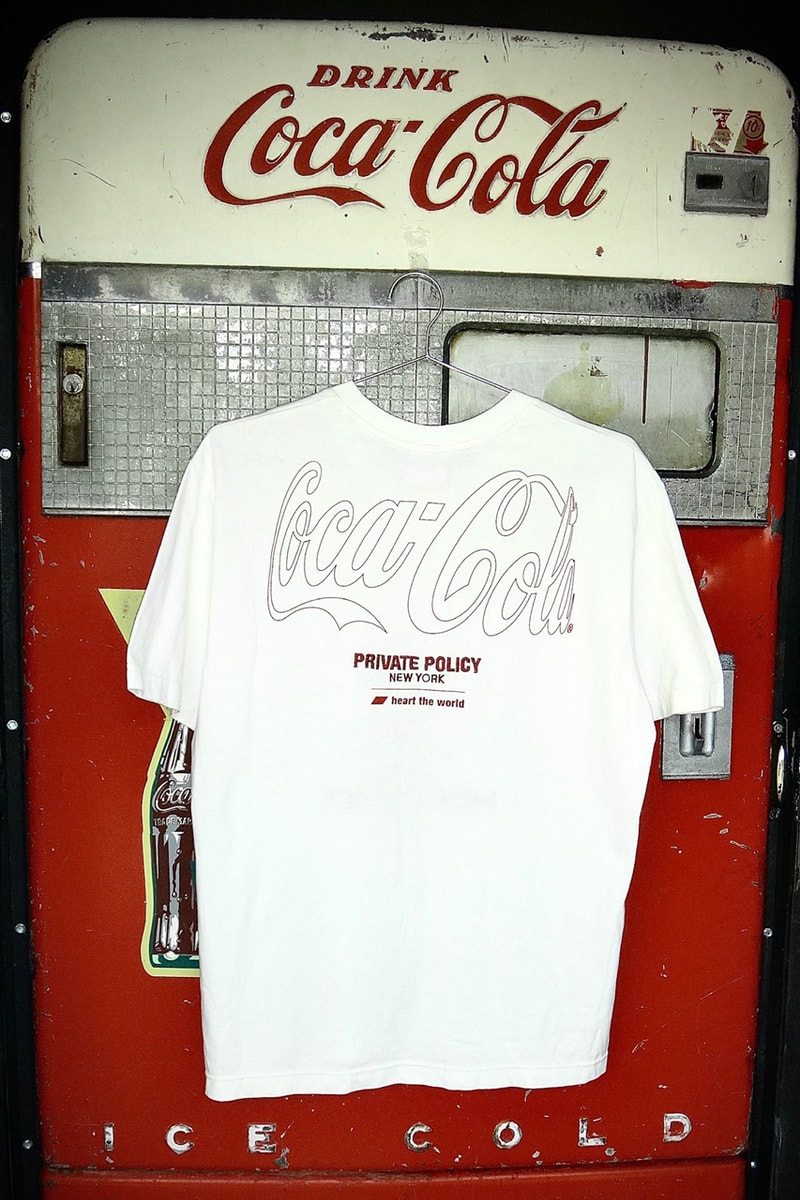 Coca-Cola Gets a Style Revamp From Emerging Label PRIVATE POLICY