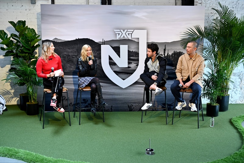 PXG Scottsdale National Golf Course Soho Pop-Up November 15 PXG x NJ Capsule Collection Apparel Singer Nick Jonas Trousers Sliders Polos Joggers