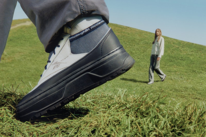 Nicole McLaughlin Reebok Club C Geo Mid sneaker footwear hiking pocket mesh nylon release info date price