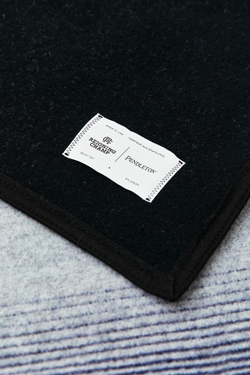 Reigning Champ Pendleton Stadium Blanket Release Date ombre stripe info store list buying guide photos price