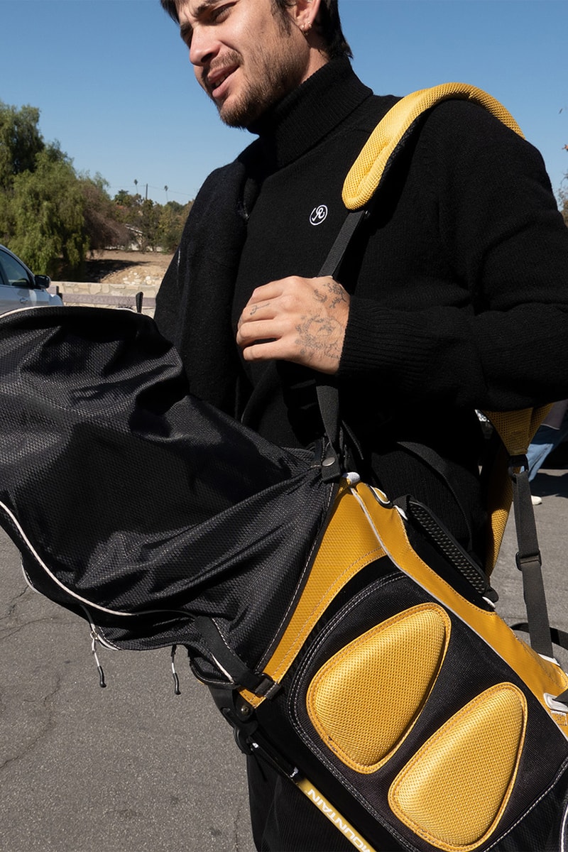 richardson magazine golf collection polo tee shirt cardigan bag hat beanie black white