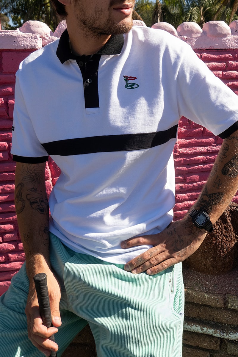 richardson magazine golf collection polo tee shirt cardigan bag hat beanie black white