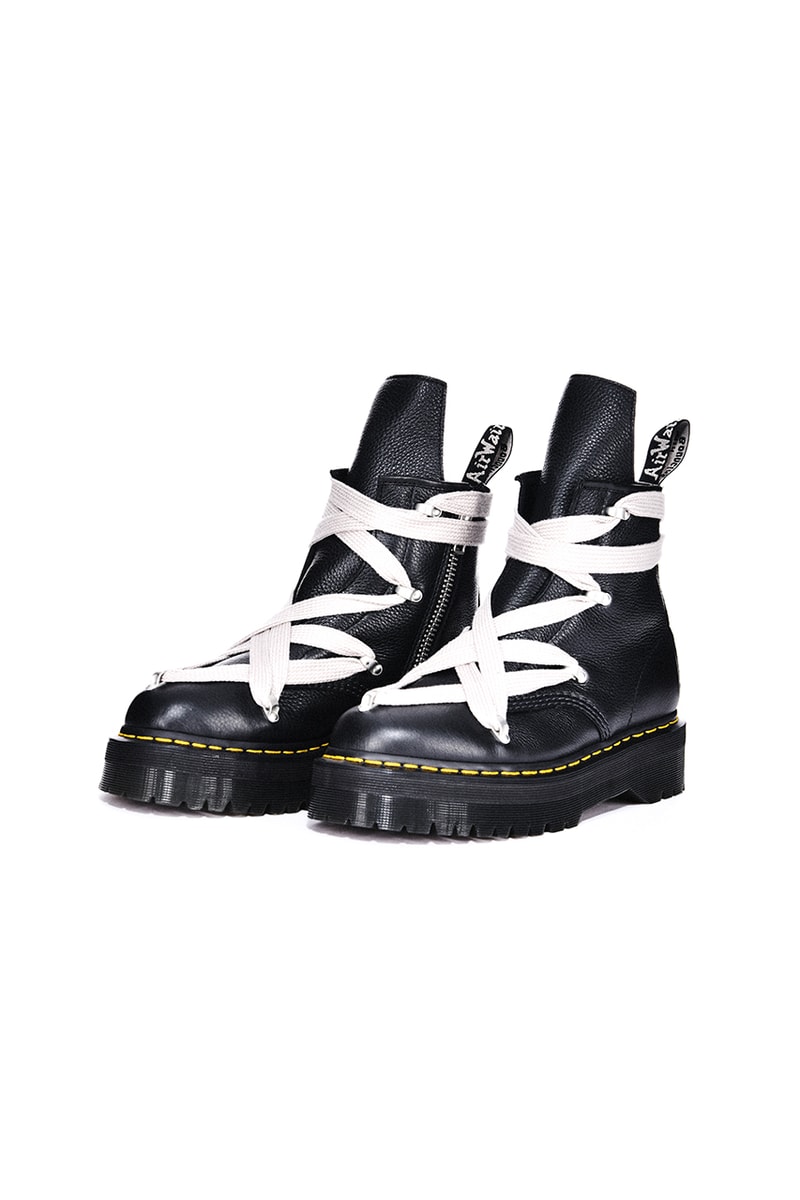 Rick Owens x Dr. Martens 1460 Quad Pent RO Black Lunar 1918 RO Black Lunar Release Information Ron Athey Lookbook Drops 