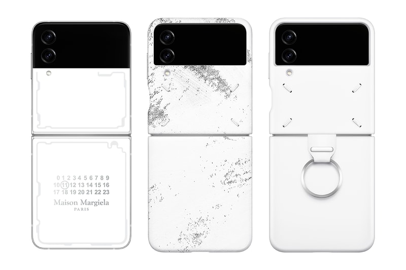 Samsung x Maison Margiela Galaxy Z Flip4 Maison Margiela Edition Mobile Phone Smartphone Haute Couture Technology First Look Price Release