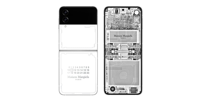 Samsung x Maison Margiela Galaxy Z Flip4 Maison Margiela Edition Mobile Phone Smartphone Haute Couture Technology First Look Price Release