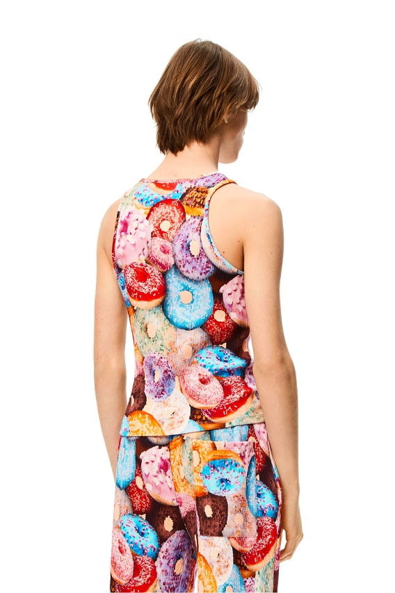LOEWE Doughnuts Ribbed Tank Top and Shorts set funny Jonathan Anderson menswear