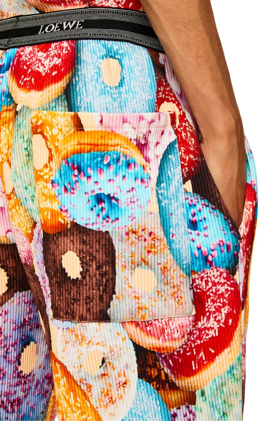 LOEWE Doughnuts Ribbed Tank Top and Shorts set funny Jonathan Anderson menswear