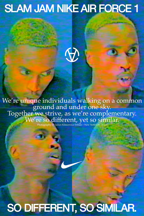 Slam Jam x Nike Air Force 1 Campaign Release Information sneakers Milan New York City footwear menswear collaboration