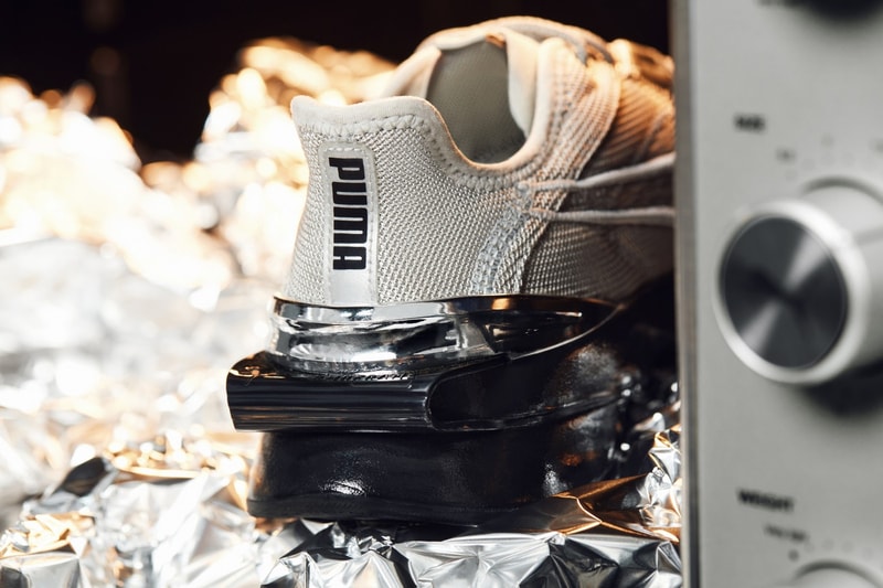 Puma Staffonly collaboration virtual pwrframe wireframe x ray metal fuzz running grid release info date price