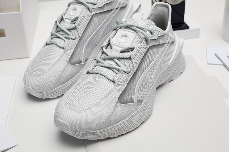 Puma Staffonly collaboration virtual pwrframe wireframe x ray metal fuzz running grid release info date price