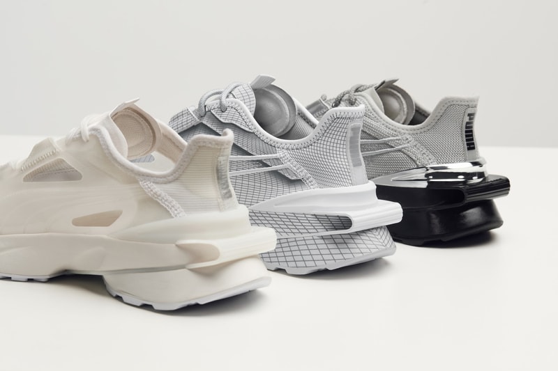 Puma Staffonly collaboration virtual pwrframe wireframe x ray metal fuzz running grid release info date price
