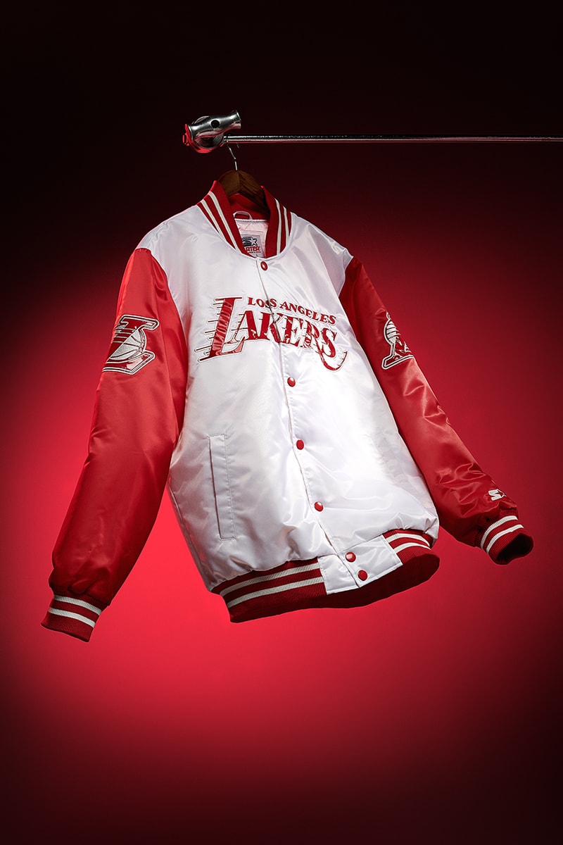 Starter and Ty Mopkins Collab on Festive Capsule jacket shoes red white
