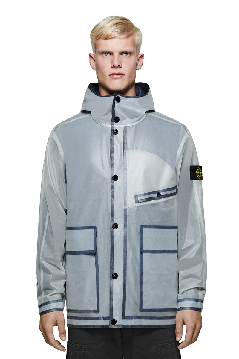 stone island jacket 40th Anniversary Special Edition Luminescent Poly Cover Composite film dark blue primaloft gold release info date price