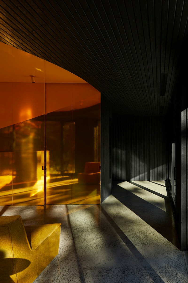 Studio Jean Verville Designs an Eccentric Refuge in the Woods mev cabin montreal canada modern contemporary architecture house memphis