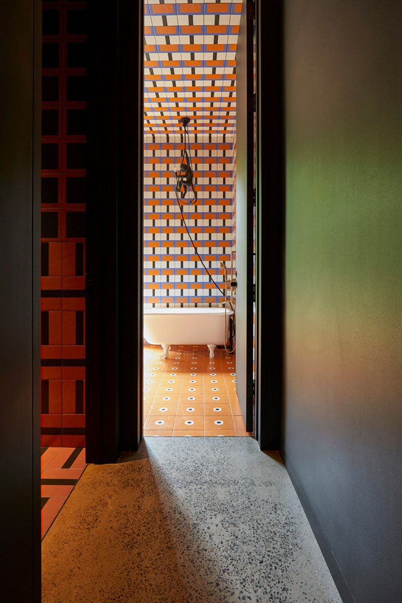 Studio Jean Verville Designs an Eccentric Refuge in the Woods mev cabin montreal canada modern contemporary architecture house memphis