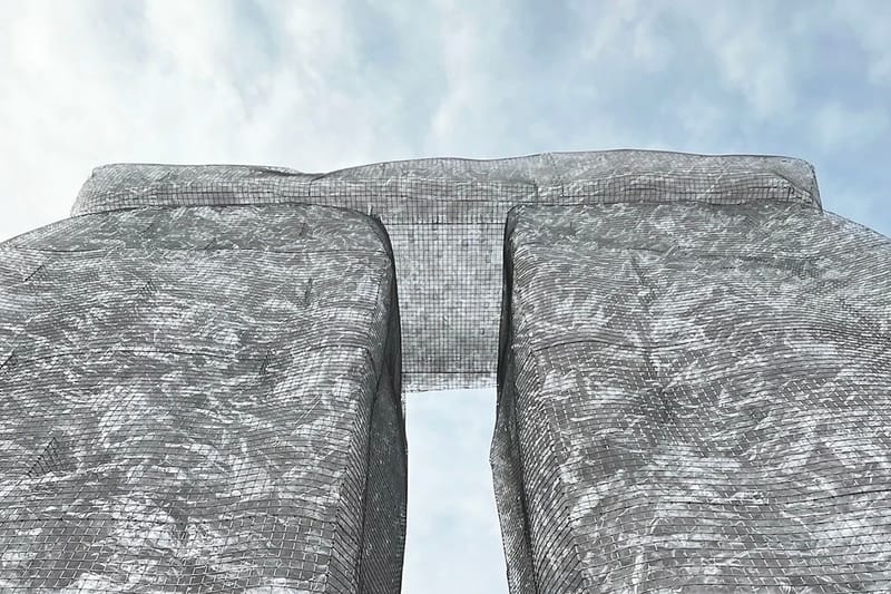 Studio VATRAA Installed A Plastic Stonehenge in Milan