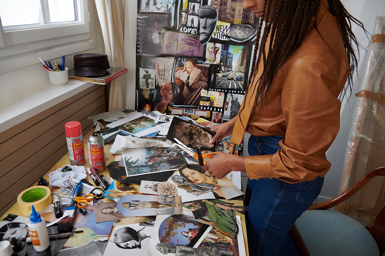 Studio Visits Delphine Diallo and Anna Lomax hypebeast hypeart art fashion luxury collage history neon new york 