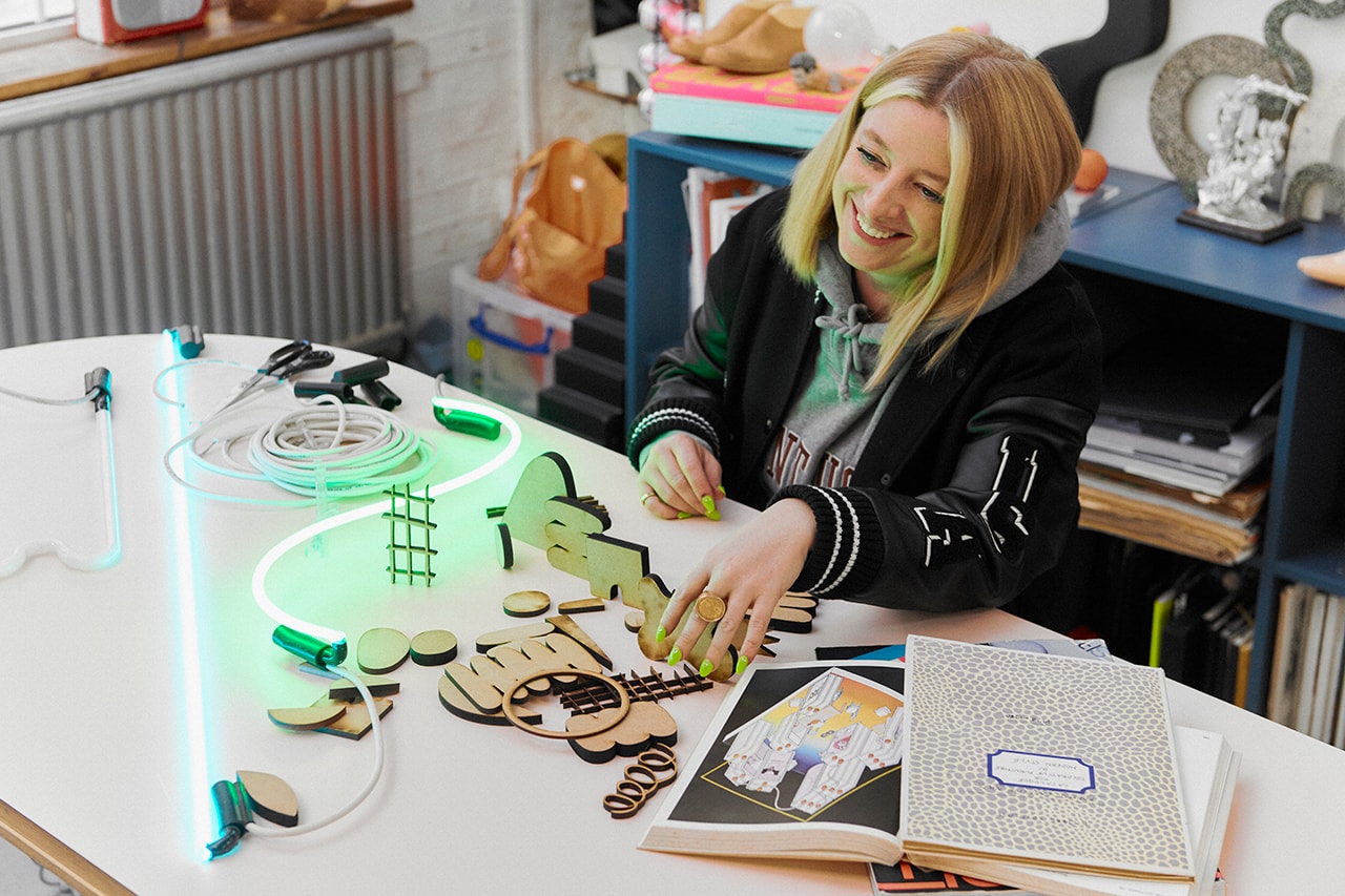 Studio Visits Delphine Diallo and Anna Lomax hypebeast hypeart art fashion luxury collage history neon new york