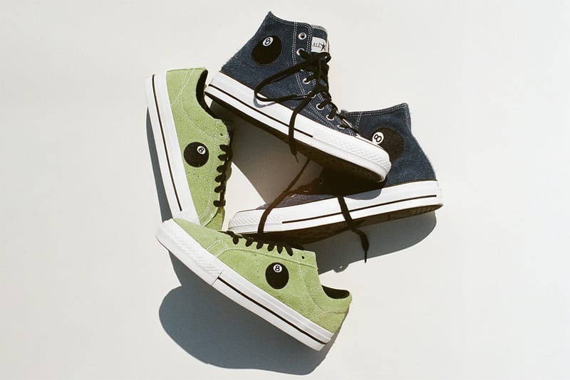 Stüssy Highlights Its Signature Eight-Ball Logo for Its Latest Converse Collaboration