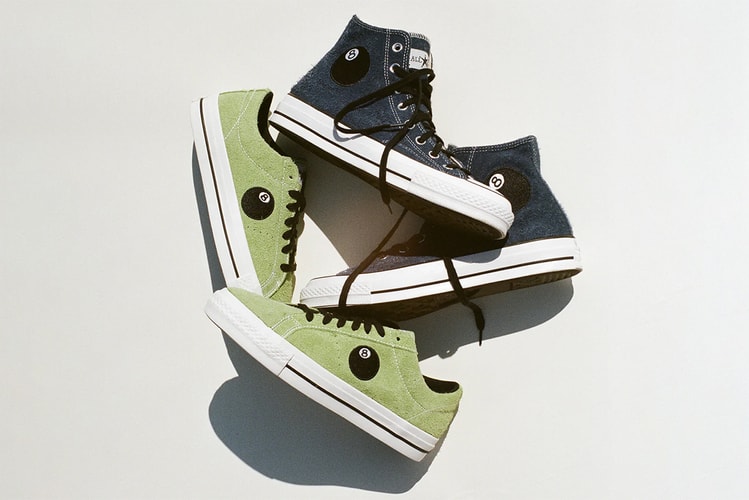 Stüssy Highlights Its Signature Eight-Ball Logo for Its Latest Converse Collaboration