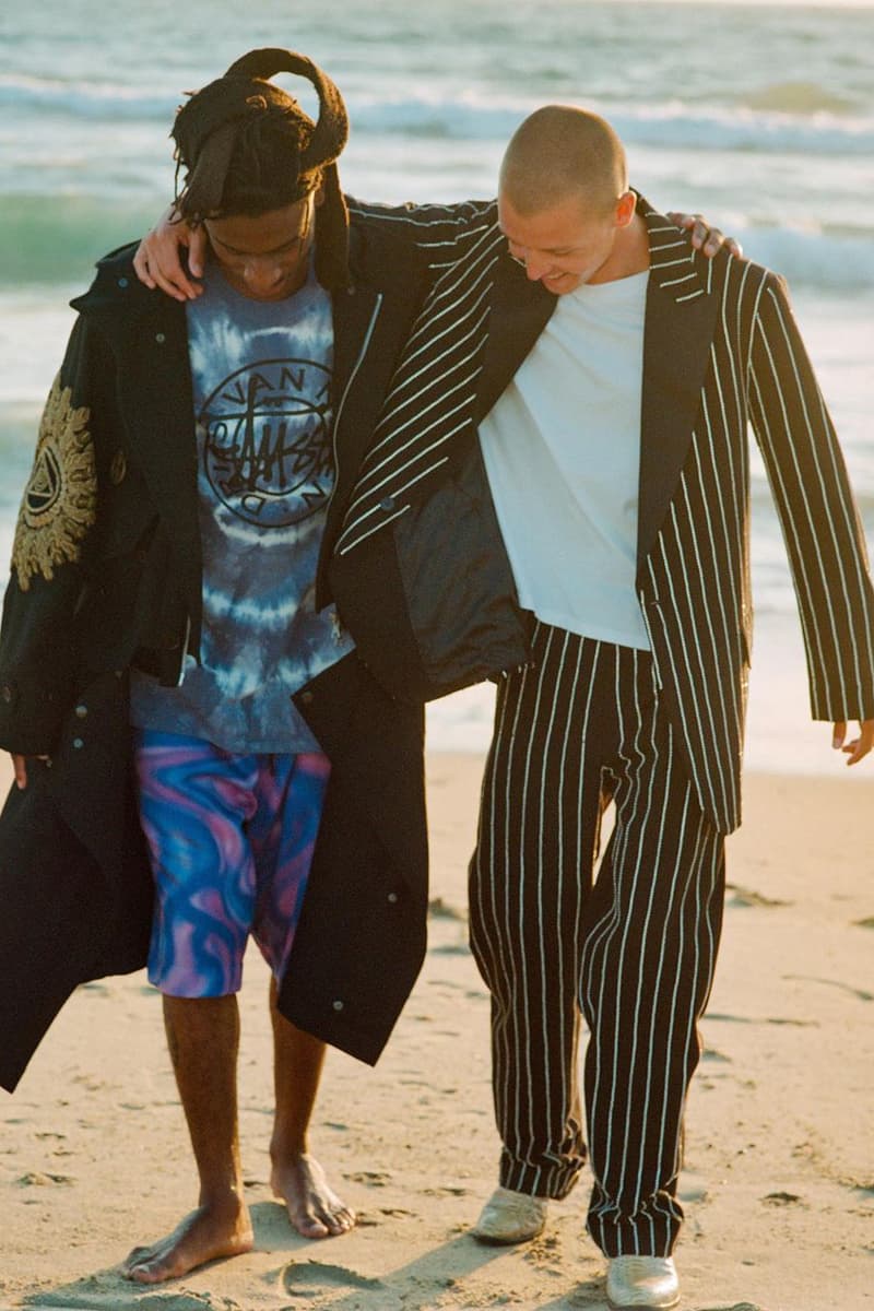 Stussy Dries Van Noten Holiday 22 Collection Collaboration Streetwear Fashion Style Dover Street Market Beach Abstract 