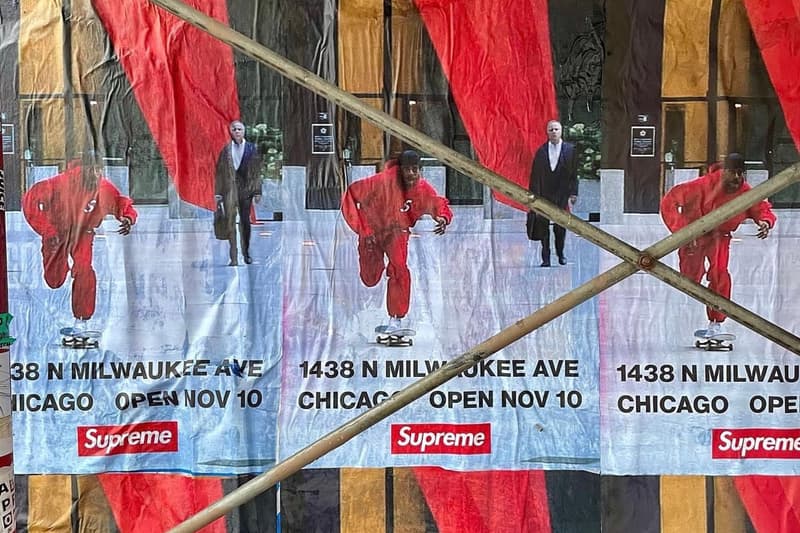 supreme chicago store opening november 2022 chief keef box logo address hours info prices restocks 1438 n Milwaukee avenue