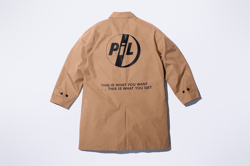 Supreme x PiL Fall 2022 Collaboration public sex pistols john lloyd post-punk band Public Image Ltd