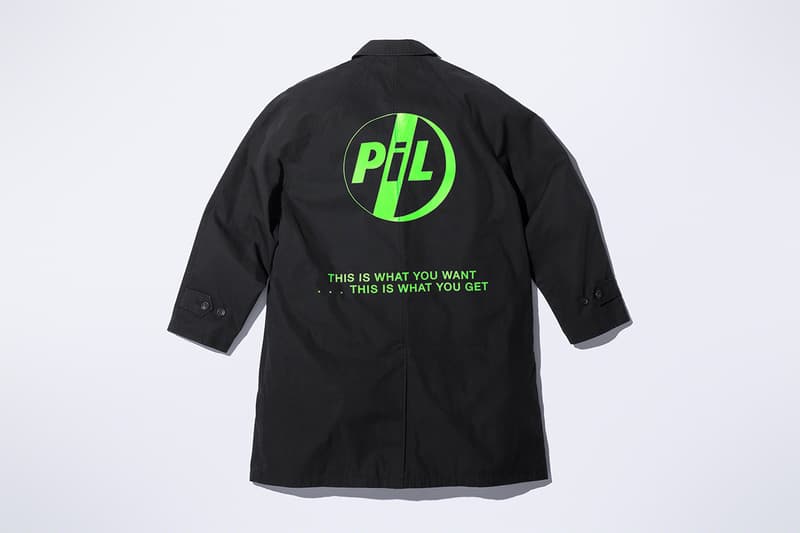 Supreme x PiL Fall 2022 Collaboration public sex pistols john lloyd post-punk band Public Image Ltd