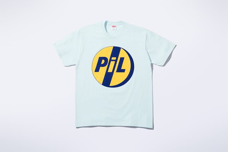 Supreme x PiL Fall 2022 Collaboration public sex pistols john lloyd post-punk band Public Image Ltd