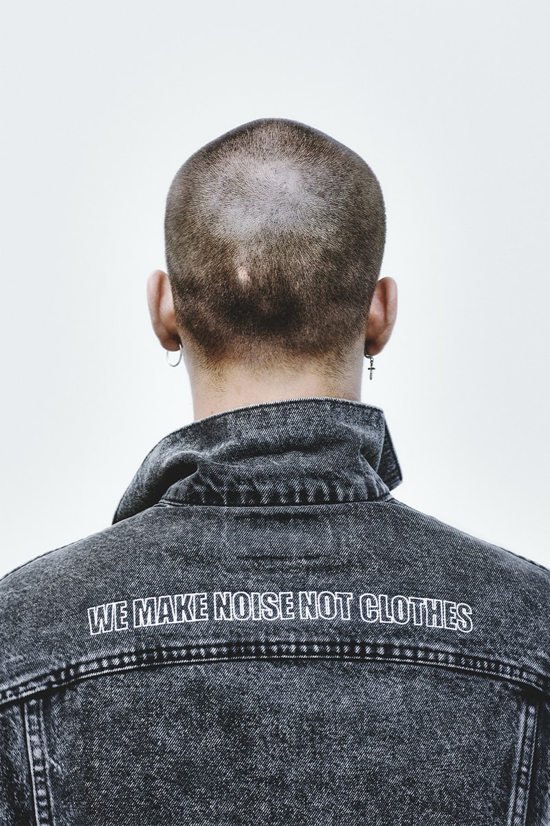 Undercover levis 2022 fall season november 11 american japanese hybrid trucker jeans cable knit indigo cargo we make noise not clothes black release info date price