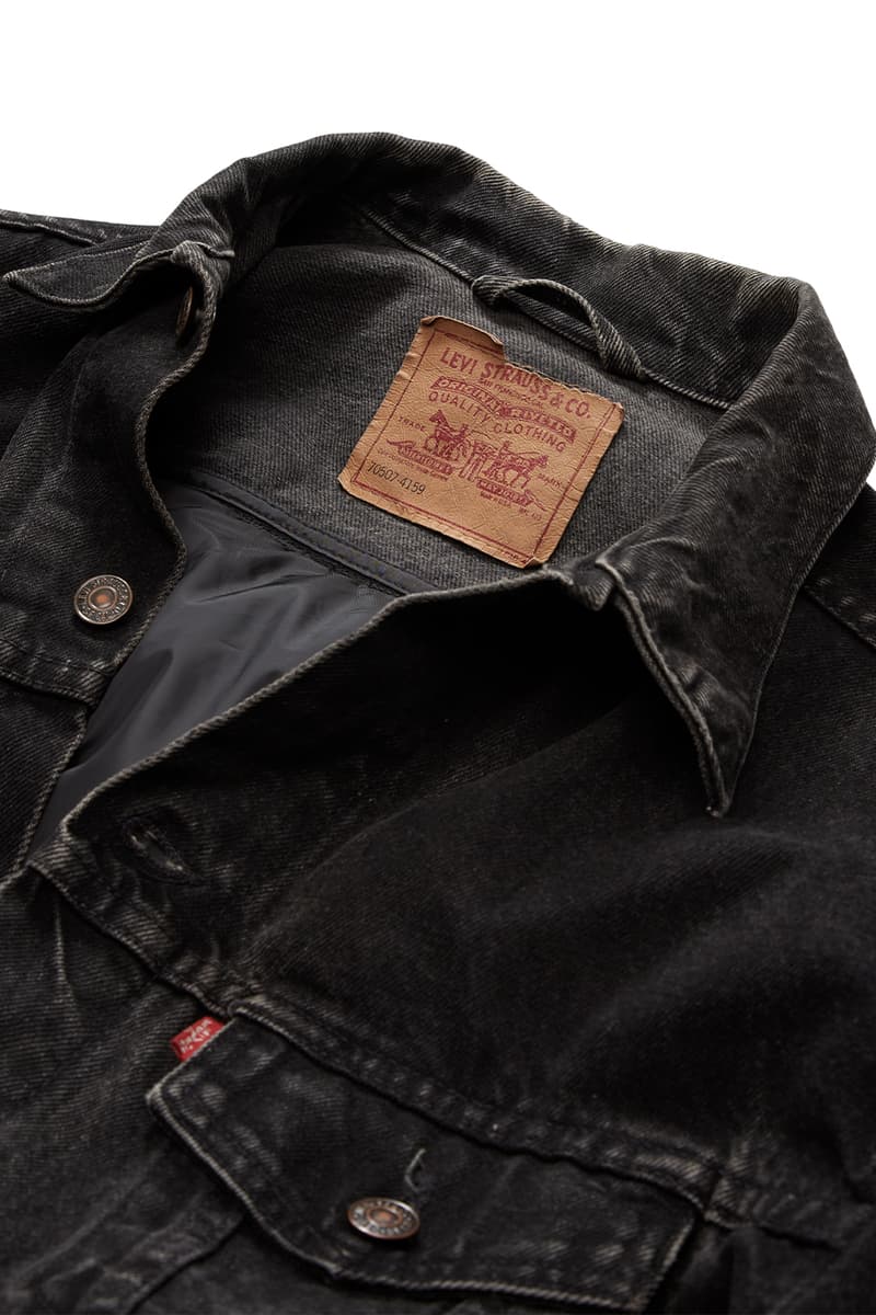 Undercover levis 2022 fall season november 11 american japanese hybrid trucker jeans cable knit indigo cargo we make noise not clothes black release info date price