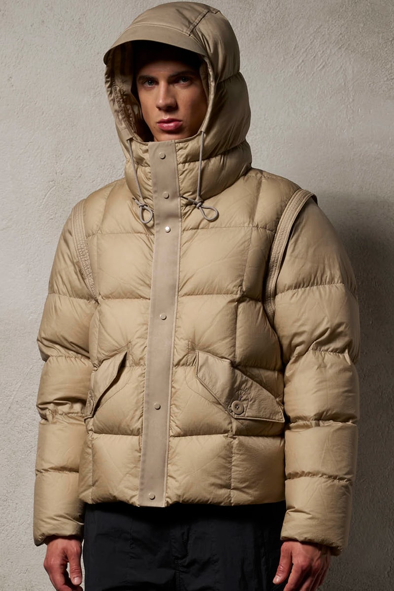 ten c outerwear winter jacket gilet detachable capsule collection nylon tactel ojj aubergine chalk