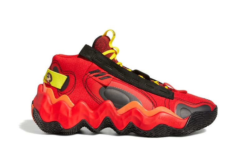 The Incredibles adidas basketball collection red yellow black november 8 NBA WNBA damian lillard candace parker donovan mitchell pixar elastigirl dash jack jack release info date price