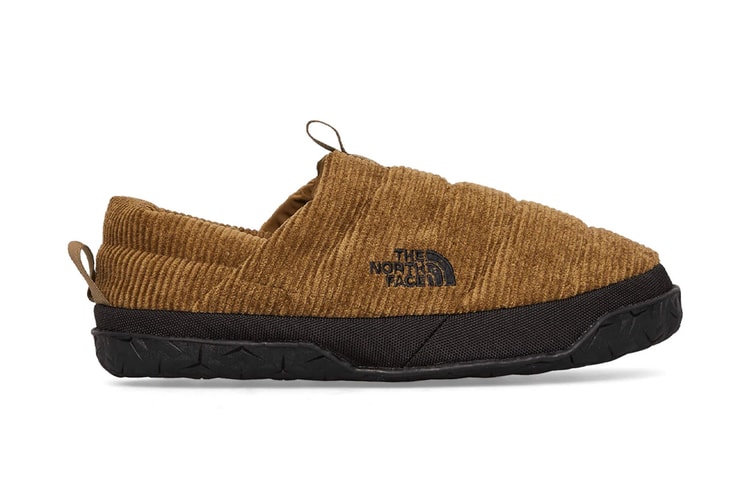 The North Face Gets Cozy With the Nuptse Corduroy Mule in Green