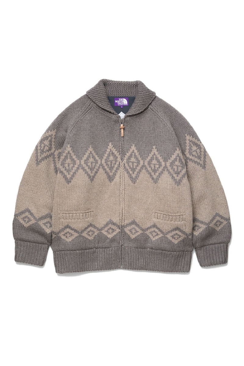 The North Face Purple Label New GORE-TEX INFINUM Sweater Beige Black Outerwear Winter Fall 2022 Fashion Style 