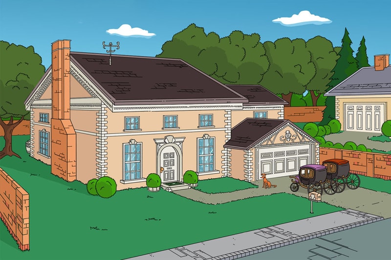 the simpsons house homer marge bart lisa maggie 742 evergreen terrace tudor georgian edwardian art deco semi terraced new build modern minimalist