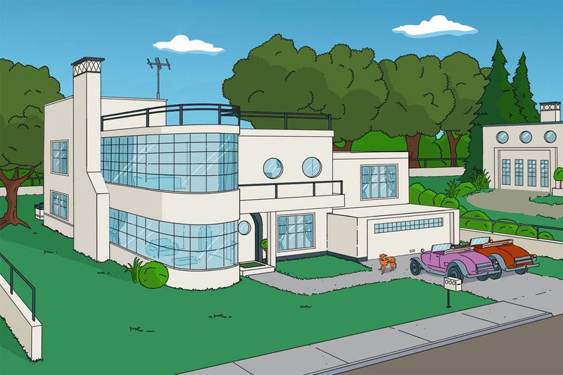 the simpsons house homer marge bart lisa maggie 742 evergreen terrace tudor georgian edwardian art deco semi terraced new build modern minimalist