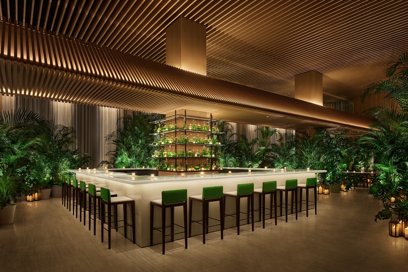 Tokyo edition hotel toranomon kengo kuma booking location price ian schrager blue room jade room gold bar lobby rooms info