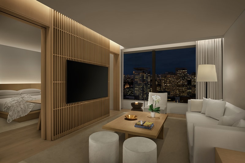 Tokyo edition hotel toranomon kengo kuma booking location price ian schrager blue room jade room gold bar lobby rooms info