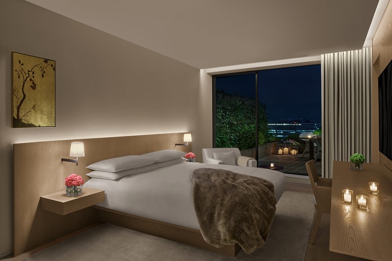 Tokyo edition hotel toranomon kengo kuma booking location price ian schrager blue room jade room gold bar lobby rooms info