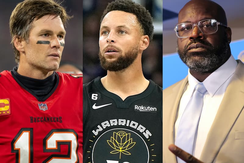 Tom Brady, Steph Curry, Shaq and More Sued for Defrauding Investors With FTX Endorsement promoting larry david gisele bundchen naomi osaka kevin oleary