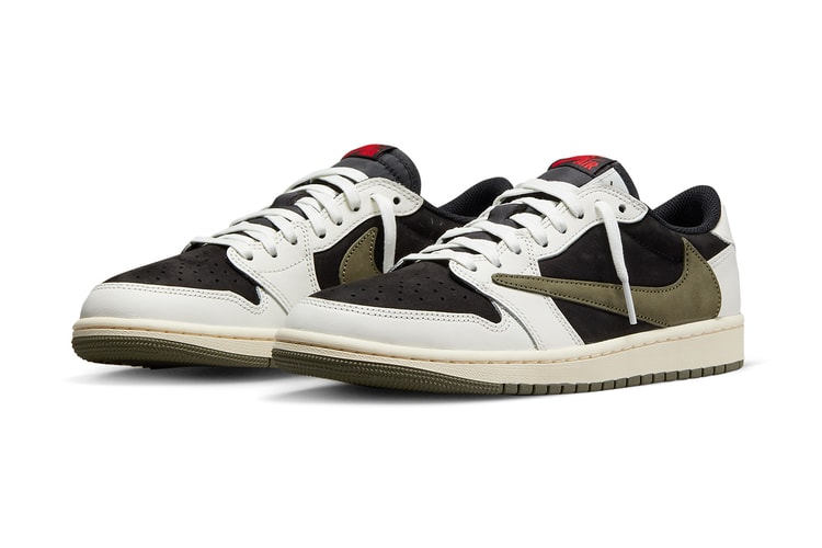 Official Images of the Travis Scott x Air Jordan 1 Low OG WMNS "Olive"