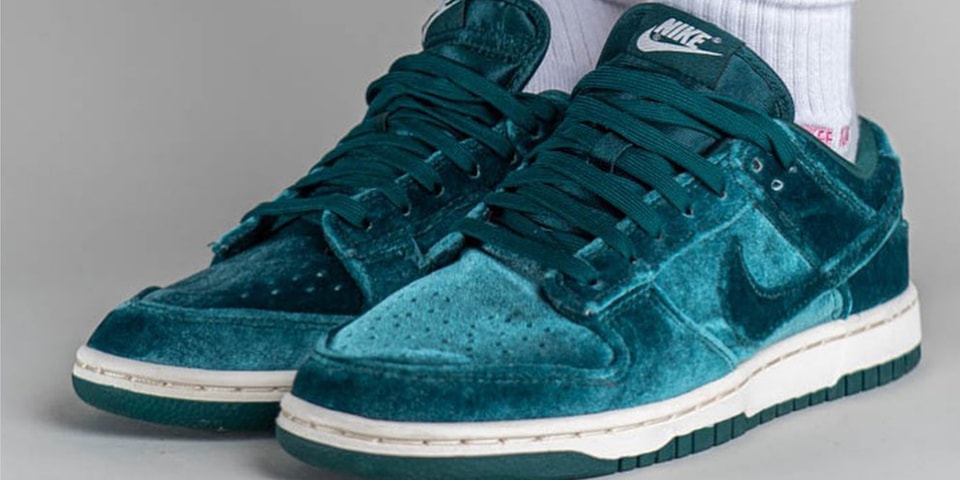 On-Foot Look at the Nike Dunk Low "Green Velvet"